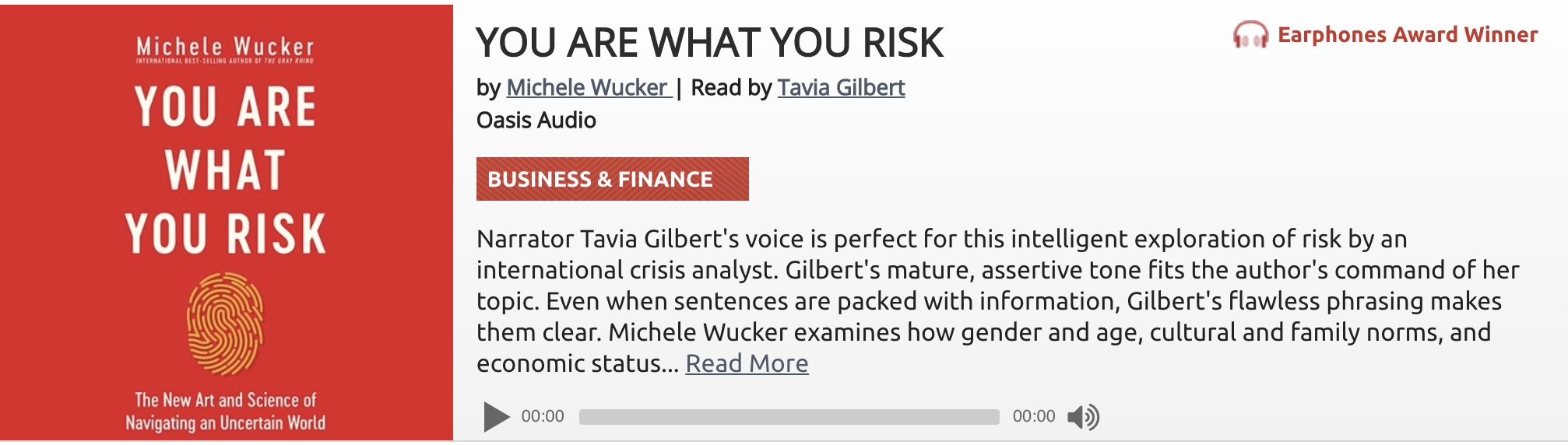 AudioFile Magazine Earphones Award Gray Rhino & Company