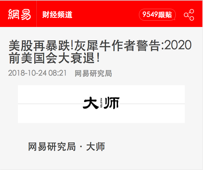 Netease Interview: Making Sense of the Stock Market