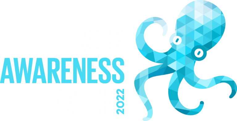 Octopus next to words "Risk Awareness Week 2022"
